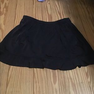 Black tankini skirt